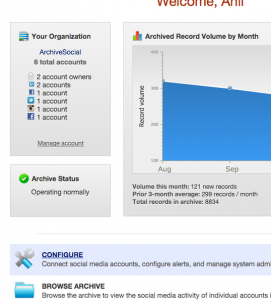 Dashboard feature screenshot