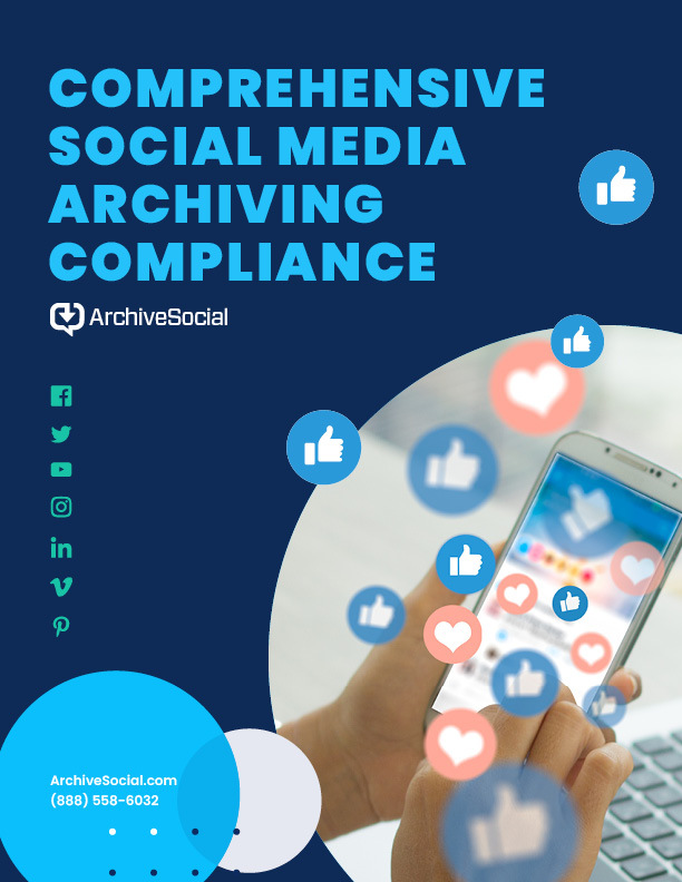 The comprehensive social media archiving compliance guide cover
