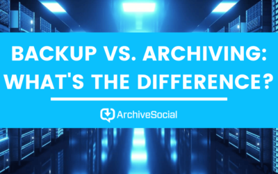 Backup vs. Archiving: What’s the Difference?