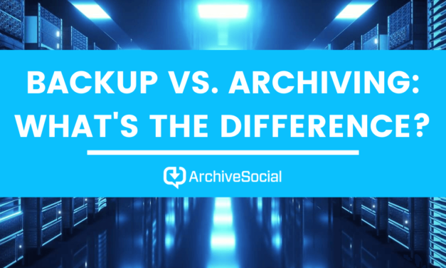 Backup vs. Archiving: What’s the Difference?