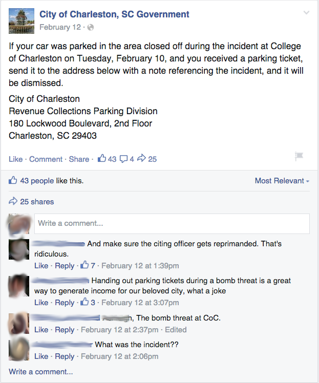 Charleston SC Facebook
