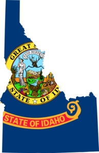 Idaho State Flag Map