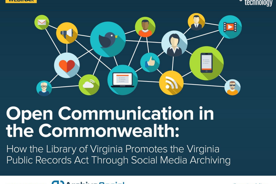 Library of Virginia Social Media Records Webinar