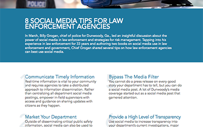 8 Social Media Tips for Law Enforcement Agencies
