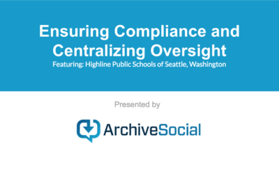 Ensuring Compliance and Centralizing Oversight