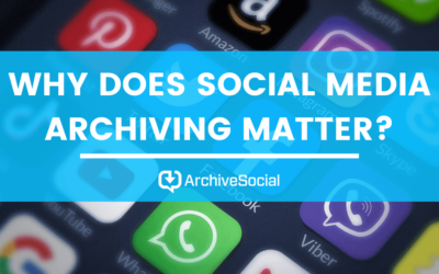 Why Does Social Media Archiving Matter?