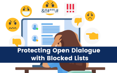 Protecting Open Dialogue with Blocked Lists