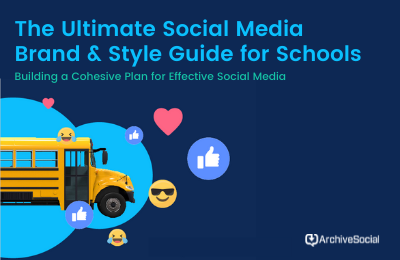 Ultimate social media brand and style guide for schools cover