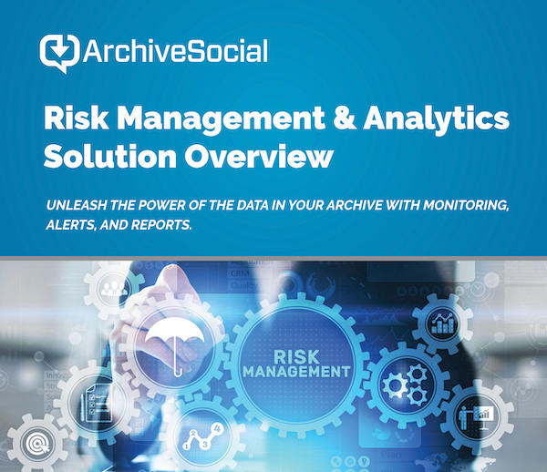 ArchiveSocial Risk Management Analytics solution overview thumbnail