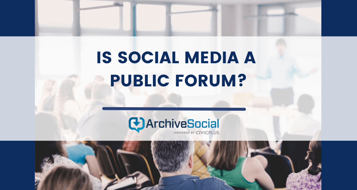 Is Social Media a Public Forum?