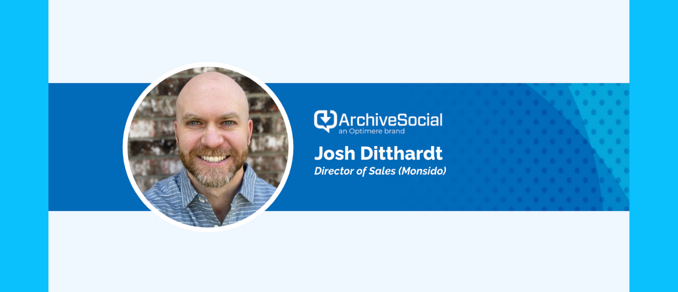 Webinar speaker and web accessibility expert Josh Ditthardt